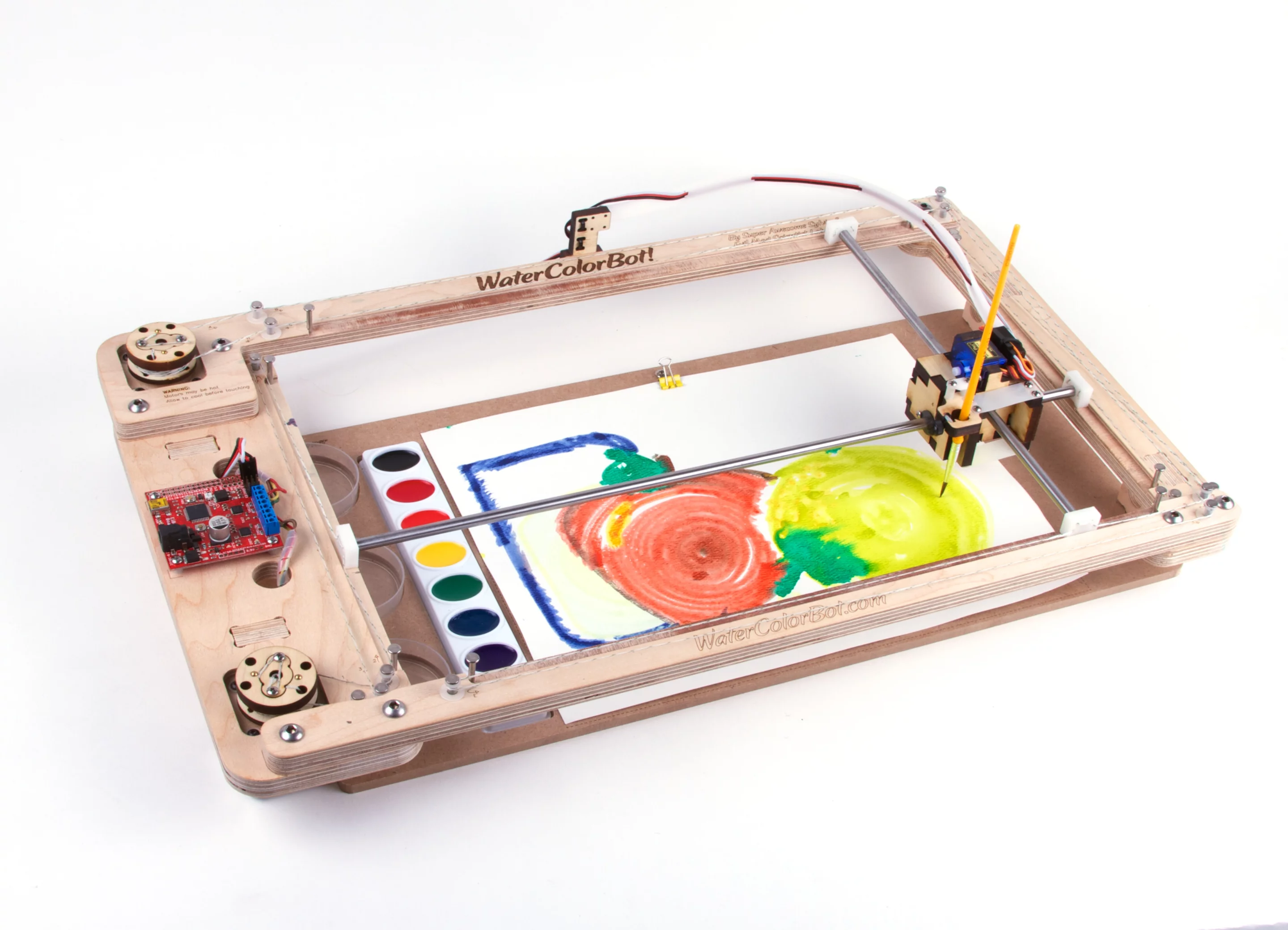 Since the paint process is automated, the bot can fill in large areas on its own or recreate the exact same drawing multiple times