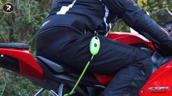 The Ridersmate connects you to your ride, and sends an alert if you fall off