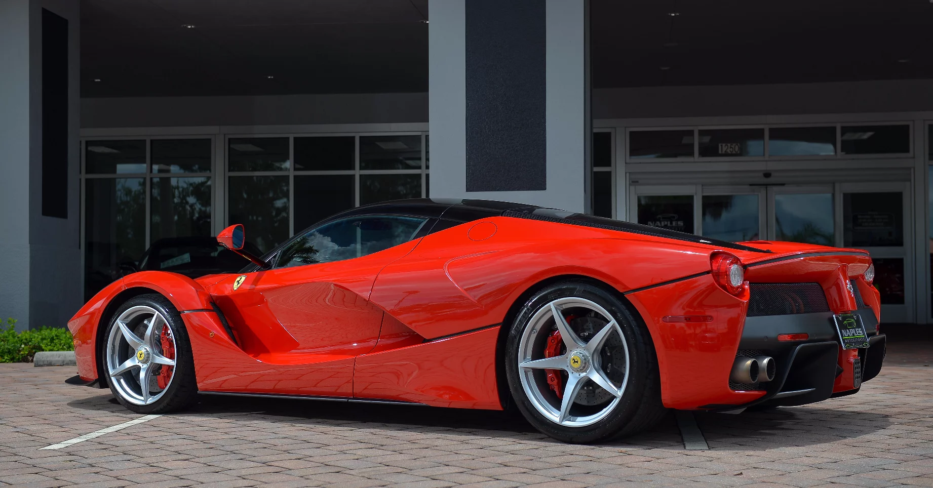The LaFerrari combines V12 power with a hybrid boost