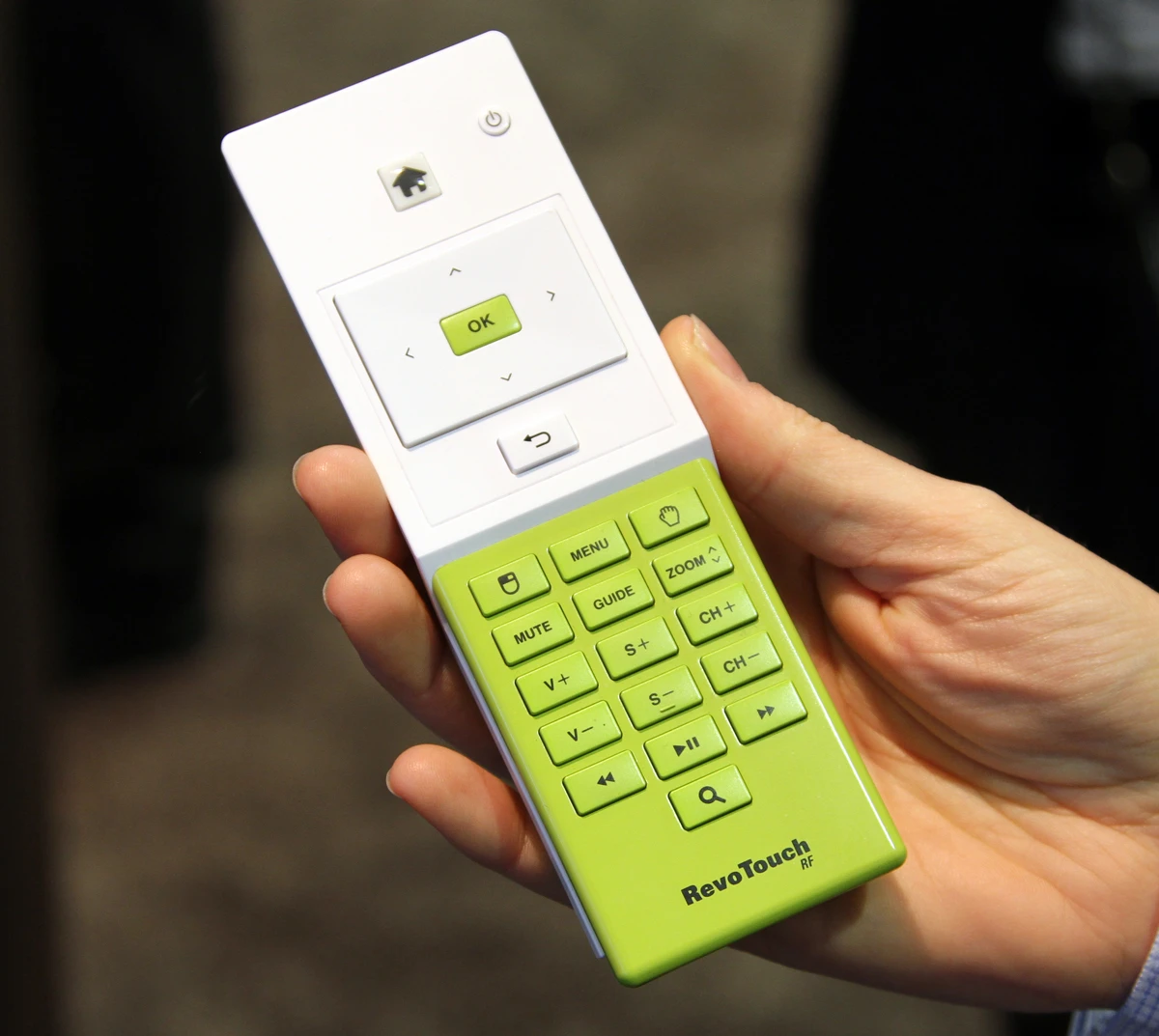 Philips' RevoTouch allows the directional pad and OK button to act as a touchpad