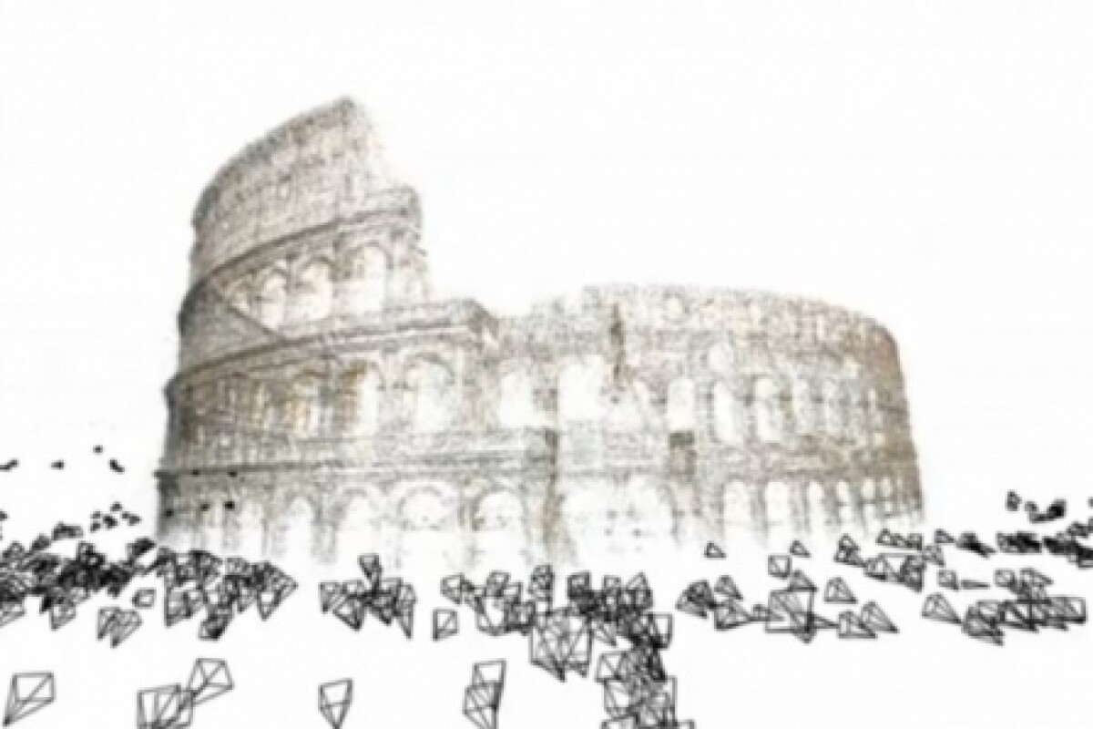 The Colosseum recreated from thousands of photographs on Flickr