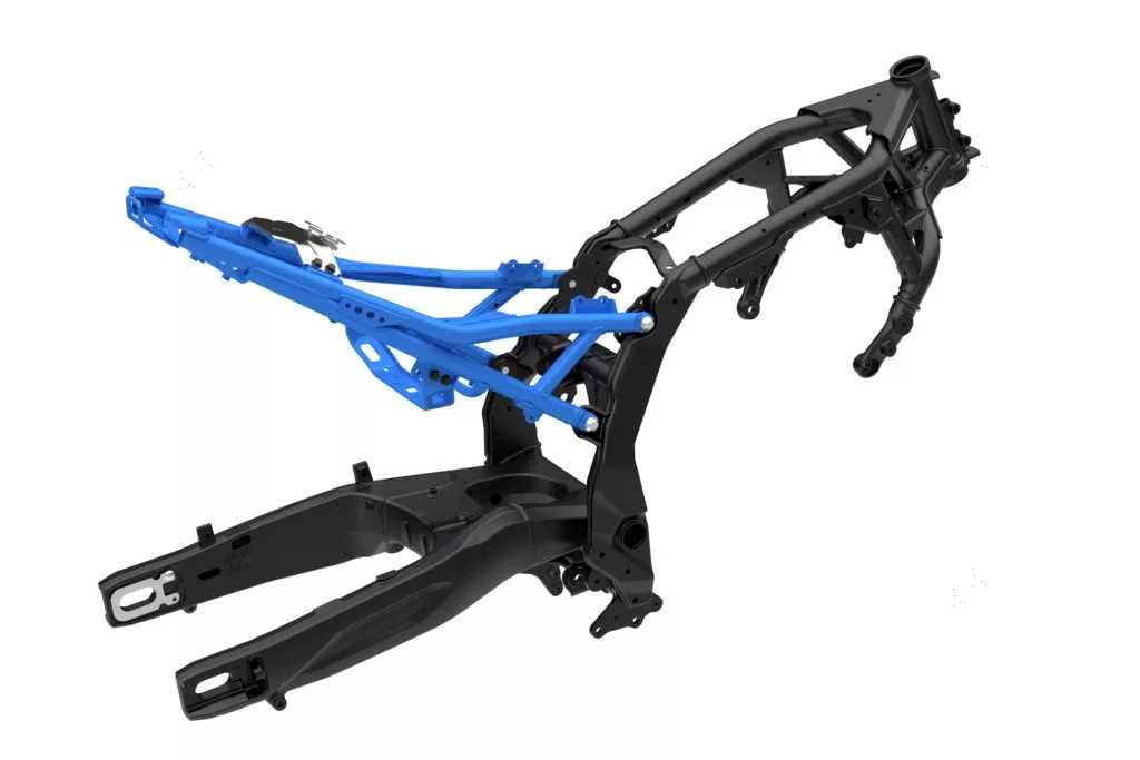 Tube frame and simple swingarm