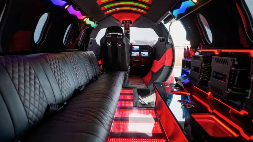 The Learmousine seats 18 passengers, plus a driver