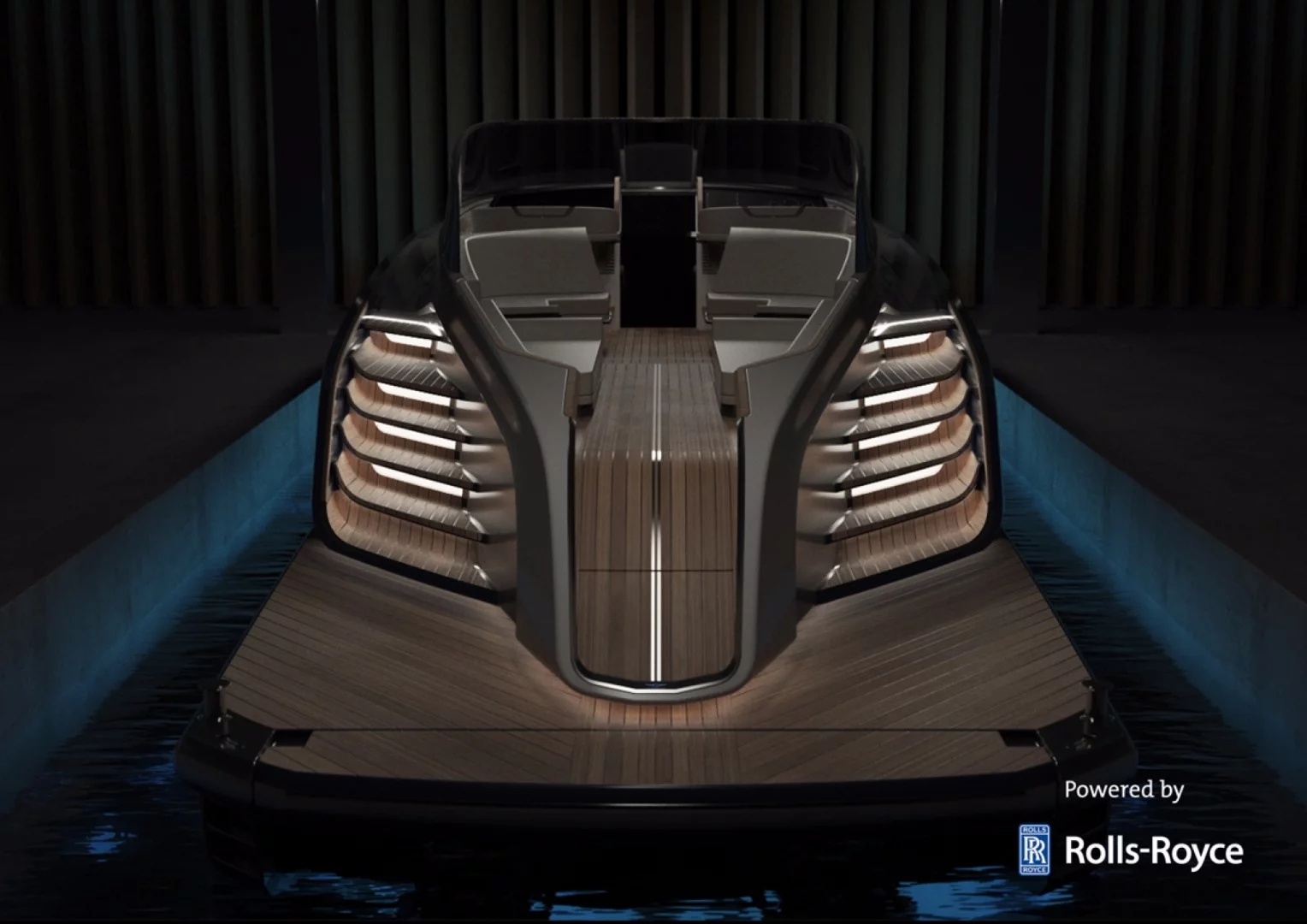 The Aeroboat S6 stern