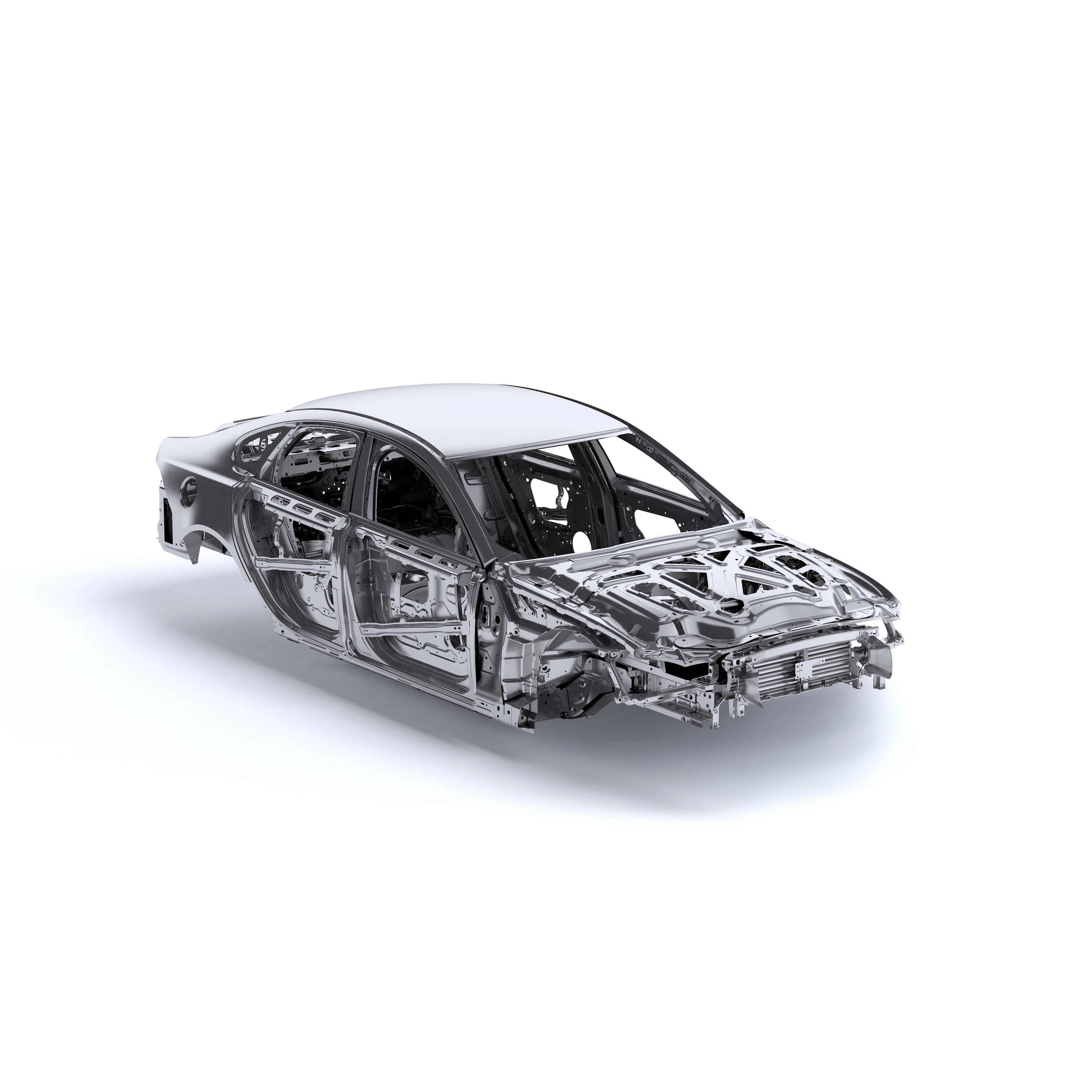The 2016 Jaguar XF frame