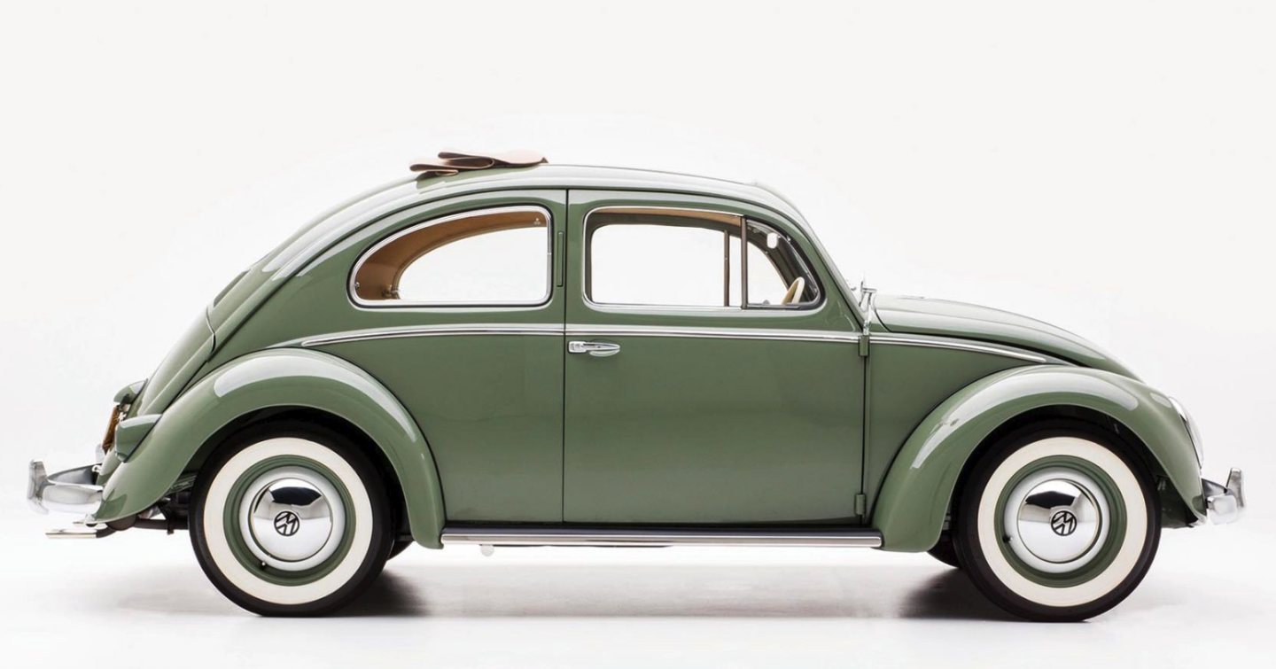 This 1957 Volkswagen Beetle sold for $38,500 at a Barrett-Jackson Los Angeles sale in 2017 | Auction Link