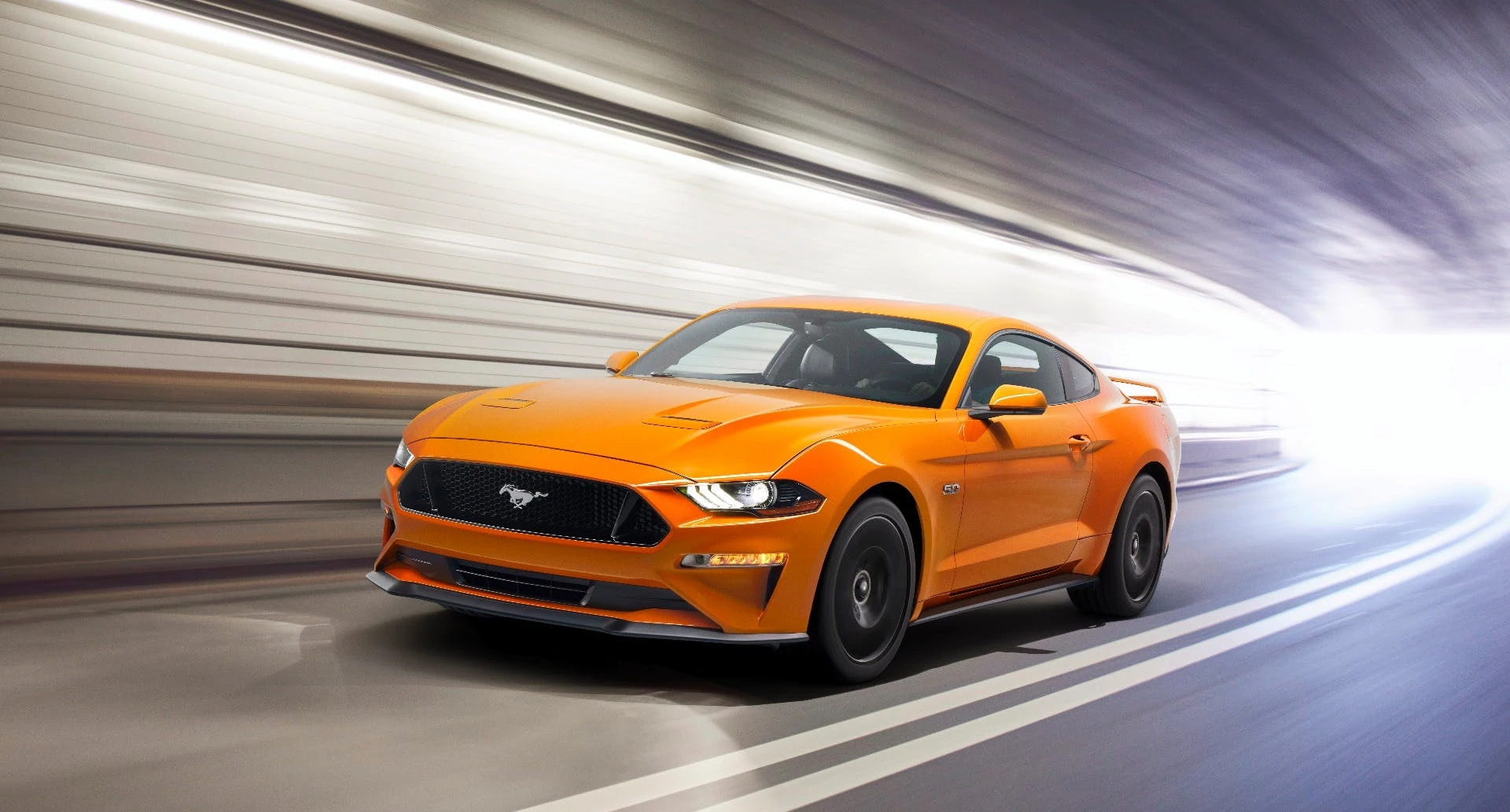 The new Ford Mustang V8 has a special Drag Strip mode