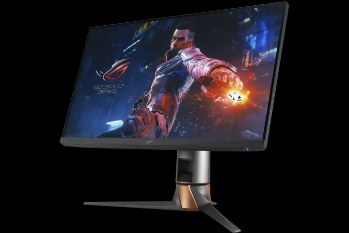 The Asus ROG Swift gaming monitor boasts a 360-Hz refresh rate and 1-ms gray-to-gray response time