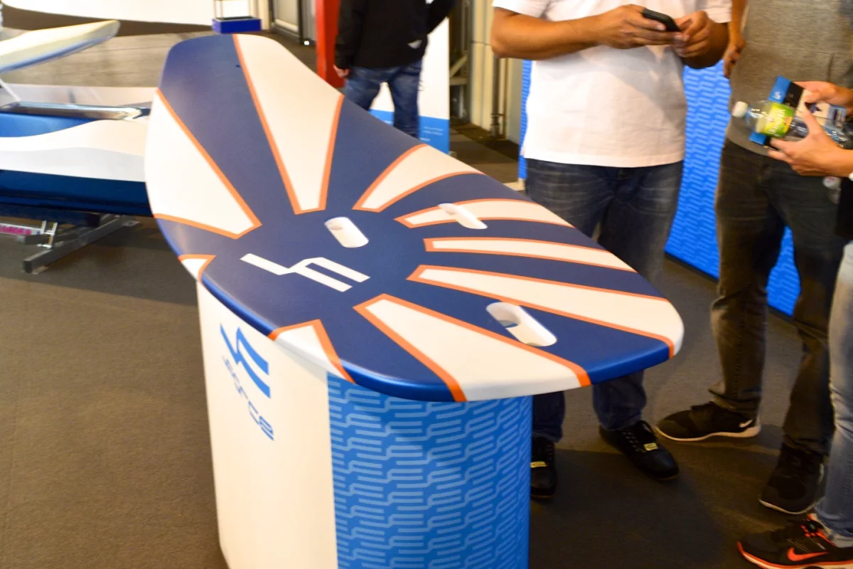 The eBoard has a 15-hp electric drive