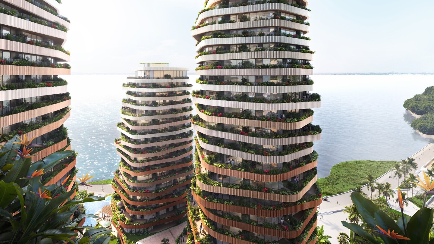 The Hills' balconies will be filled with greenery to offer shading and a pleasant outdoor space