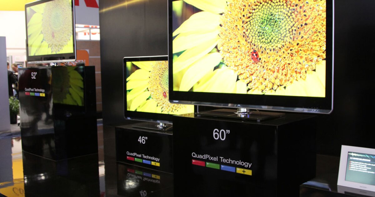 Sharp four primary color TVs enable over one trillion colors
