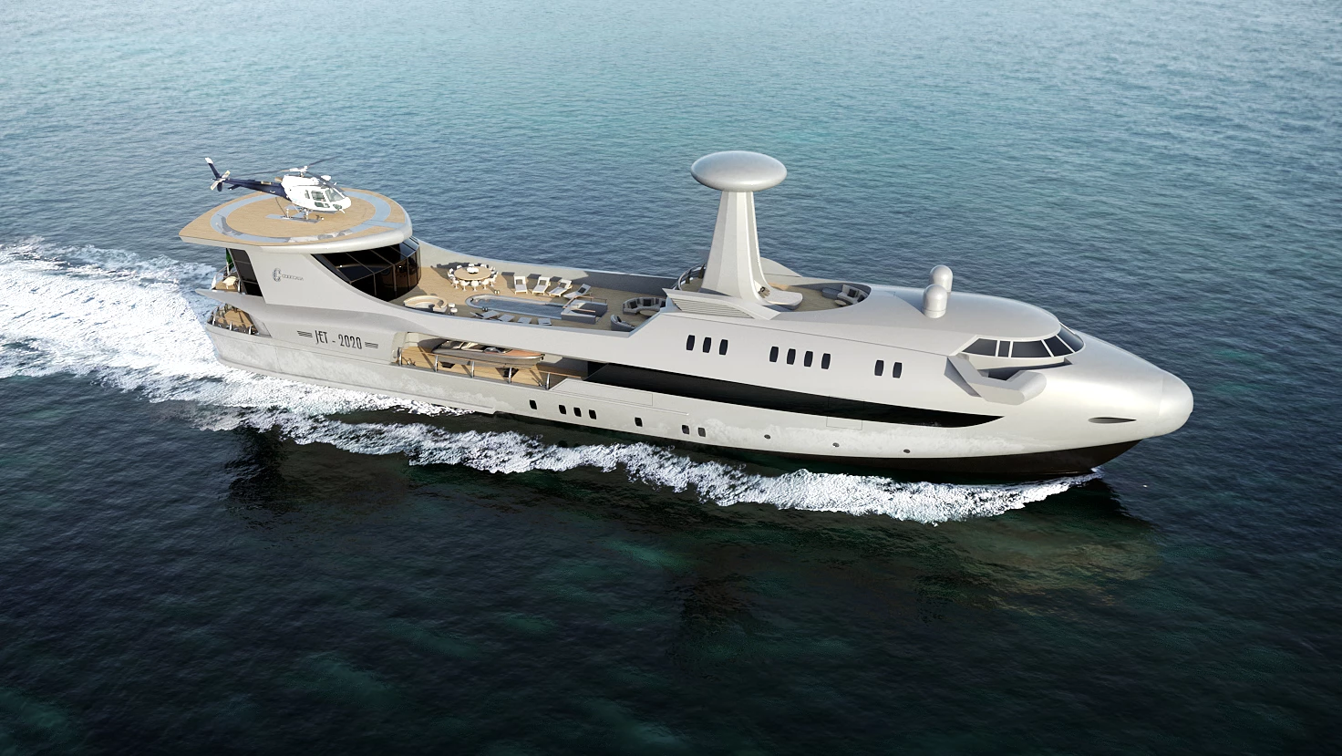 It's a bird ... it's a plane ... it's a ... yacht?!