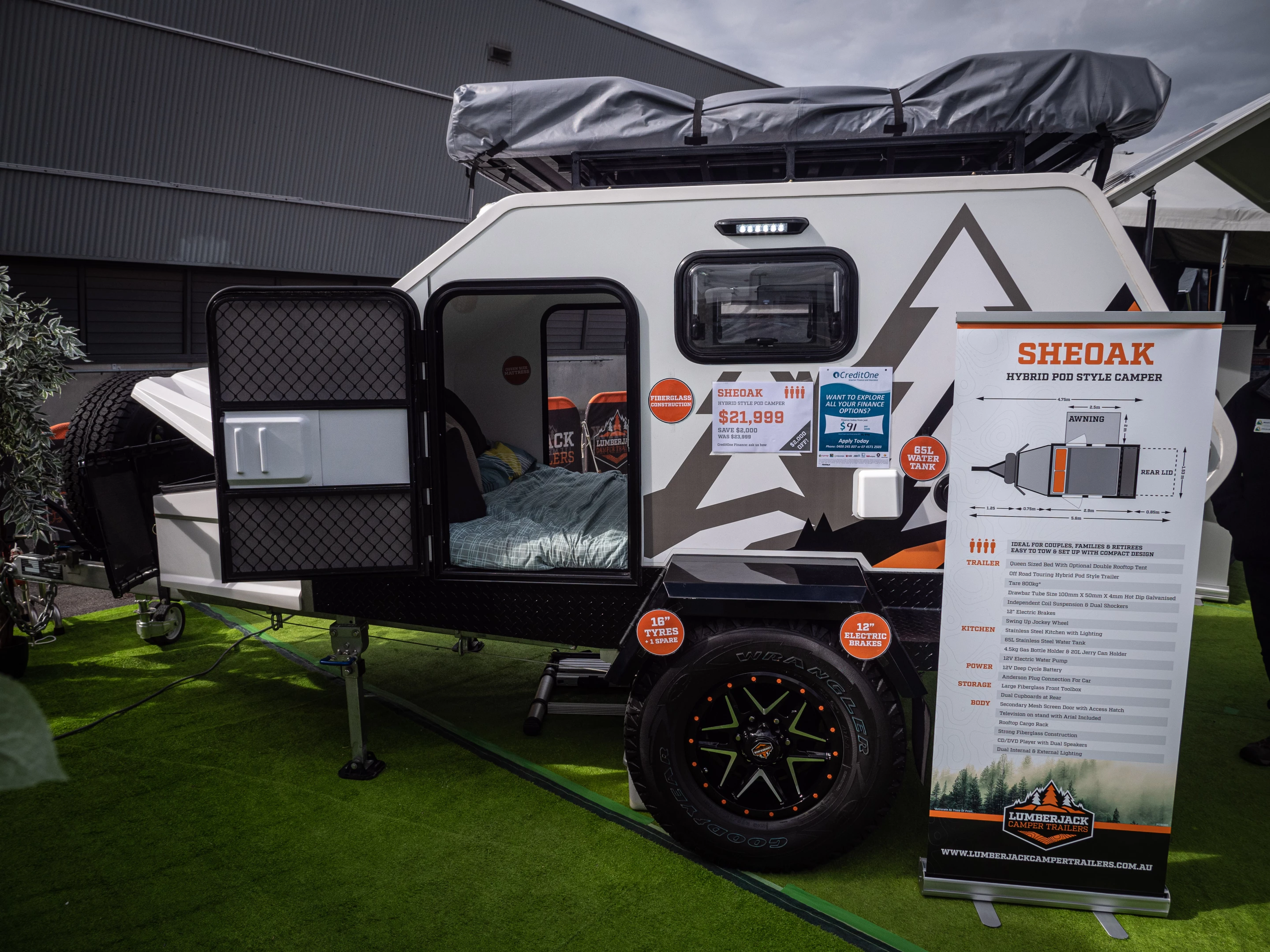 Australian camper trailers tend to be very expensive as compared to other markets, but this one's actually rather reasonable