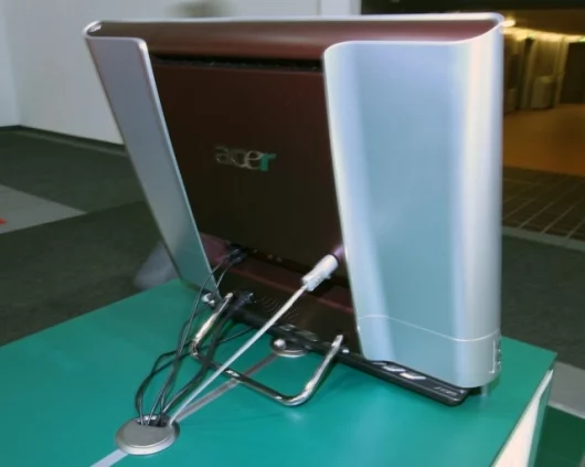 The Acer Aspire Z5610 all-in-one desktop PC