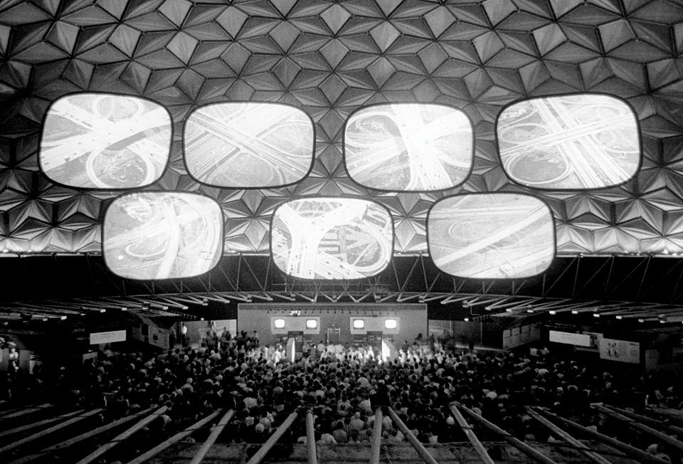 The American National Exhibition at the Moscow World's Fair, one of the images in the Last Pictures time capsule