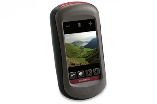 The Garmin Oregon 550 with built in 3.2 mega pixel camera