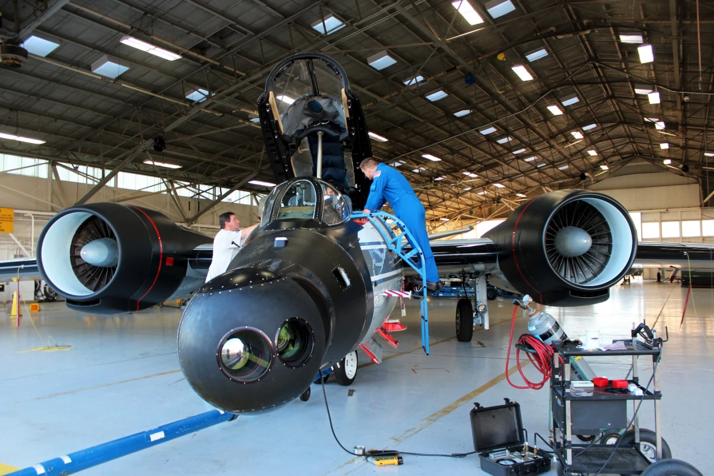 Readying the jet