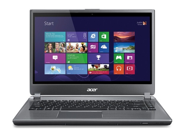 The M5 Ultrabook now features a 1366 x 768 touchscreen panel