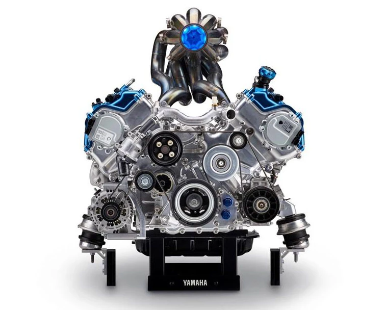Yamaha is developing a hydrogen-burning 5.0 liter V8 for Toyota