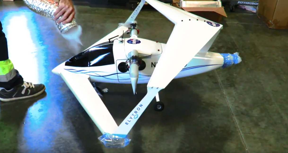 Testing on the latest Converticopter prototype