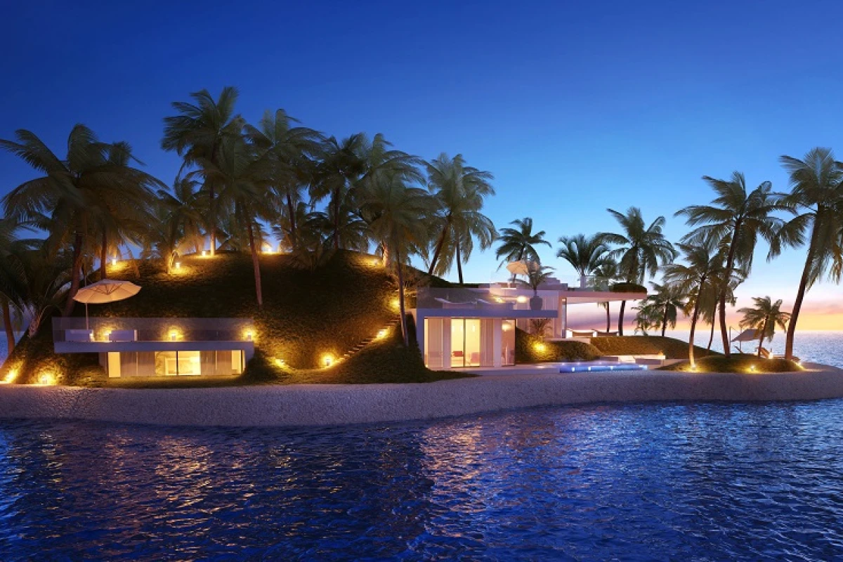 The new private islands each feature a garden, a pool and a beach, and can be tailored to meet the needs of the client