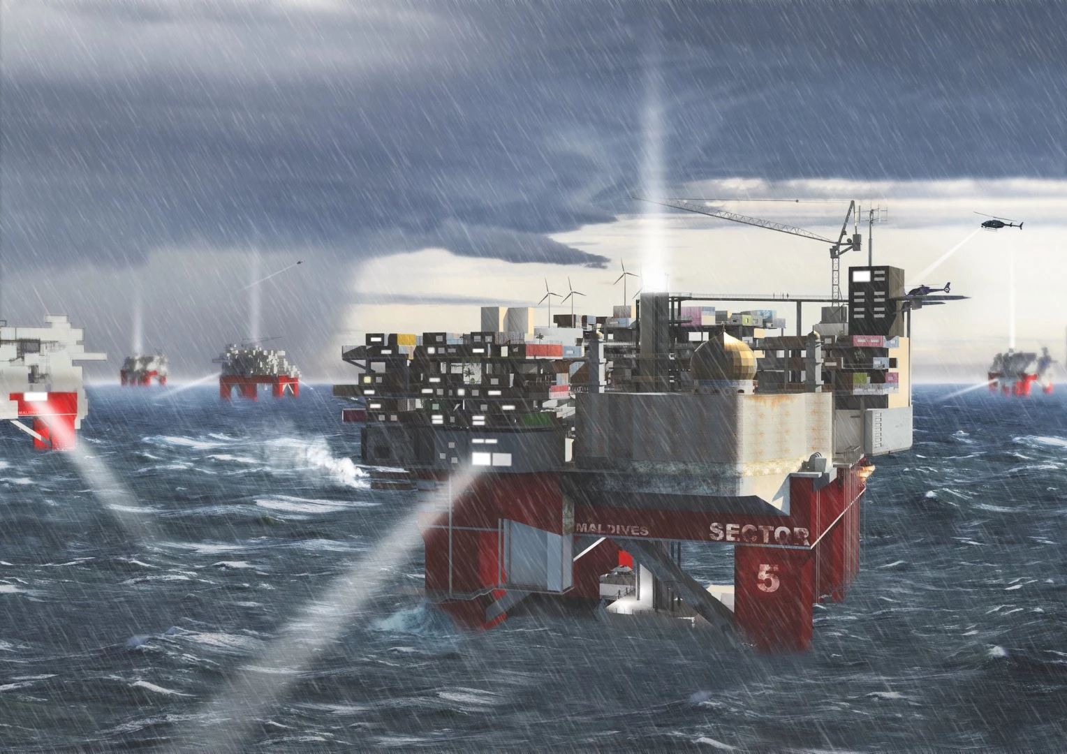 Mayank Thammalla also posits that his concept would protect the inhabitants from natural disasters like tsunamis