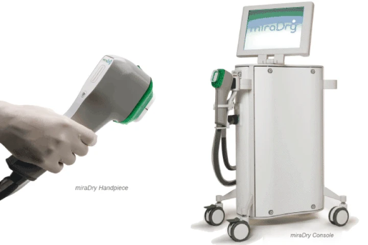 miraDry is a long-lasting solution designed to combat excessive underarm sweat