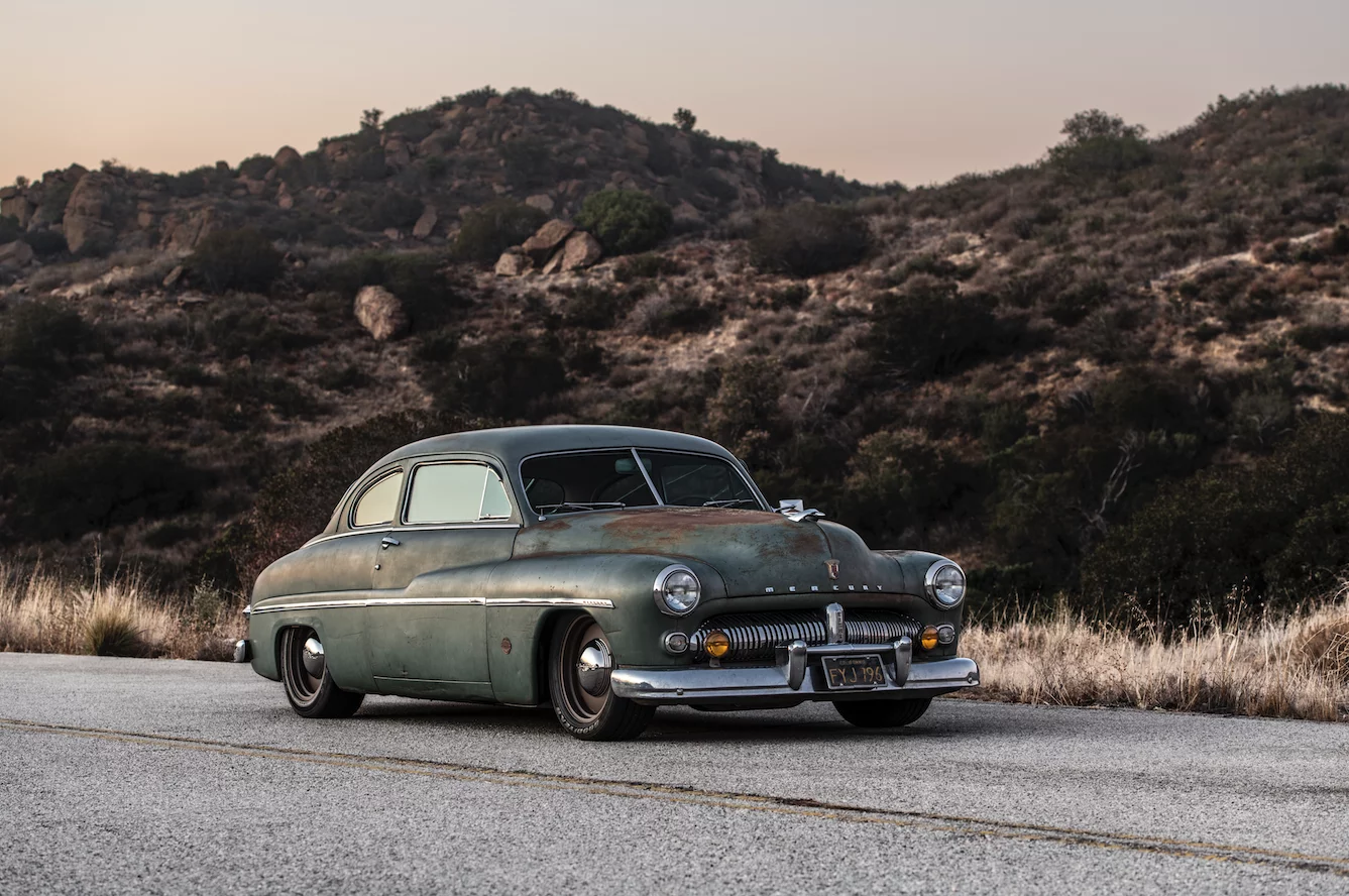 Icon has added a 400-hp dual-motor electric powertrain to a 1949 Mercury