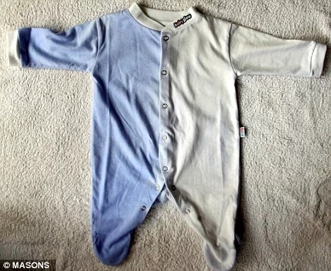 Babyglow baby suit changes color when baby's temperature rises to a dangerous level