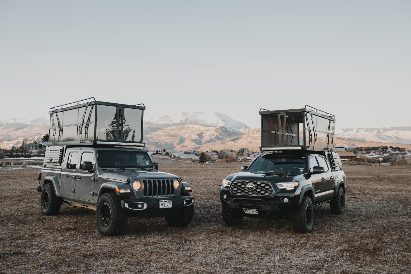 With their full-height front and rear windows, the Lagoms offer scenic rooftop camping that other pickup toppers and campers lack
