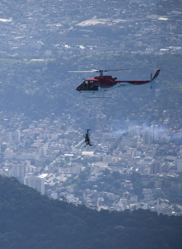 Rossy soars over Rio (Copyright: John Parker/Breitling SA, photo via AP Images)