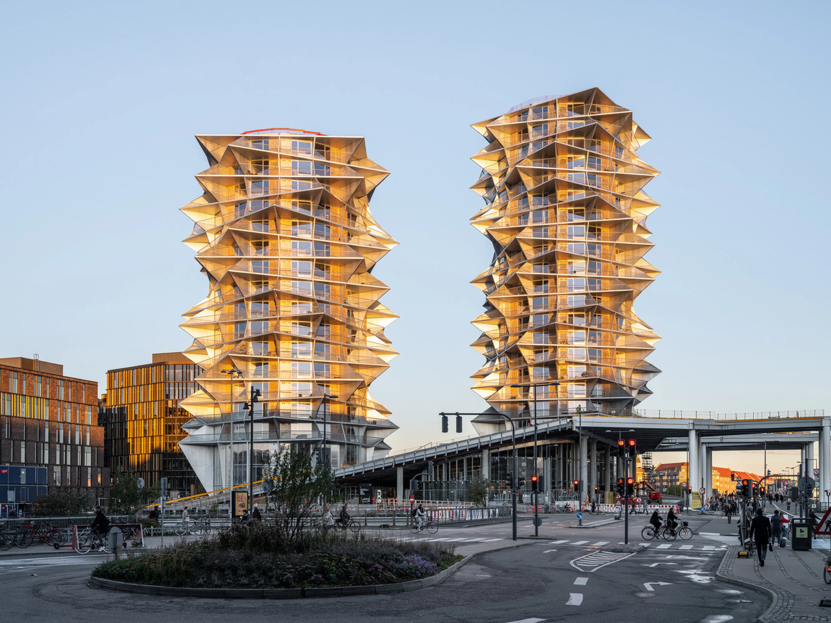 Micro apartments meet community living in striking Kaktus Towers