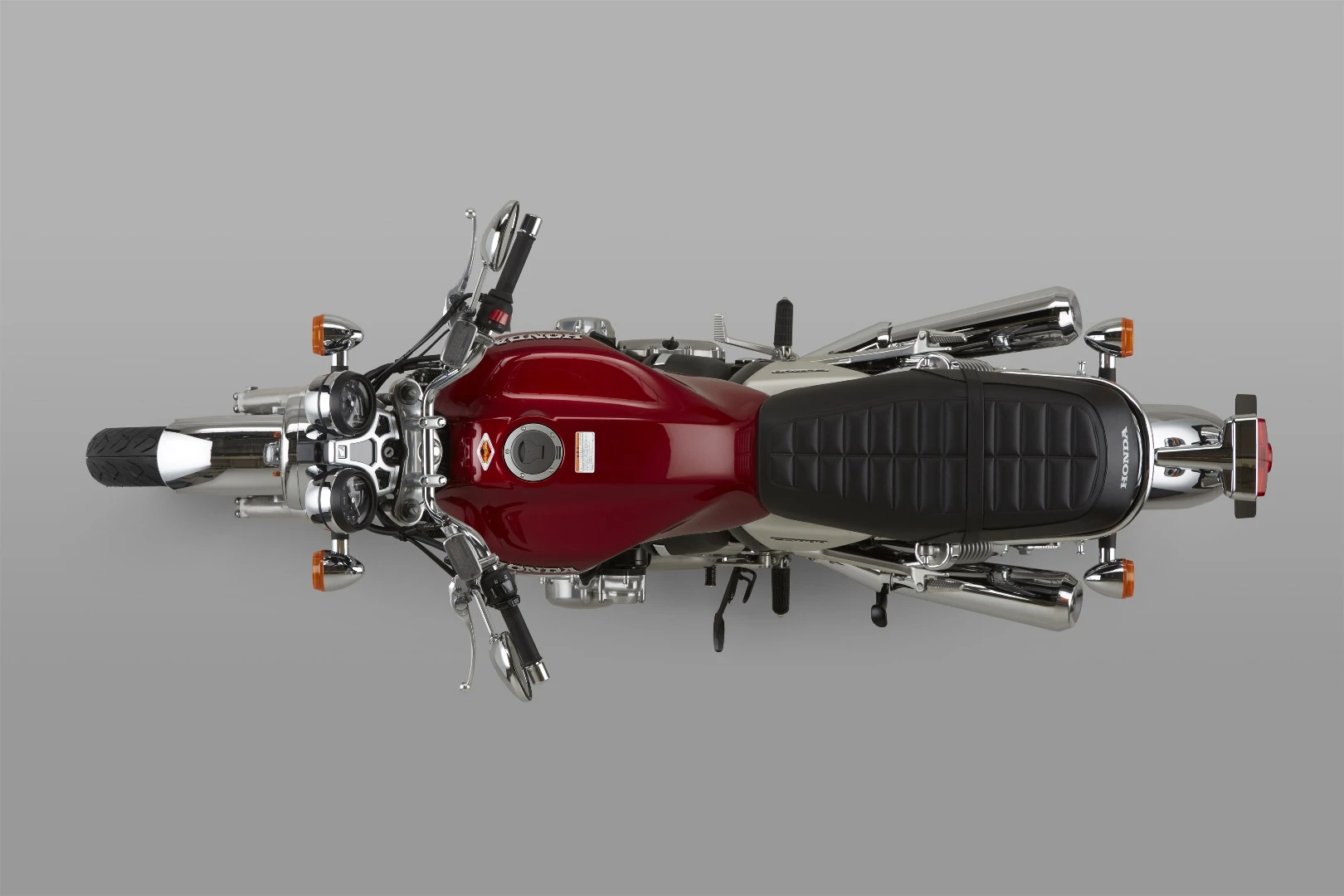 The 2017 Honda CB1100EX in Candy Prominence Red color