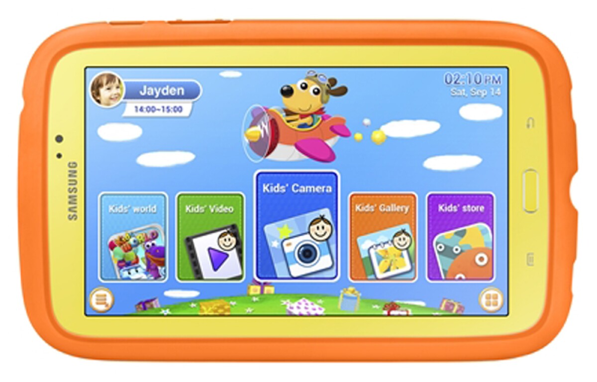 Samsung Galaxy Tab 3 Kids Adds Garish Colors And A Chunky Grip