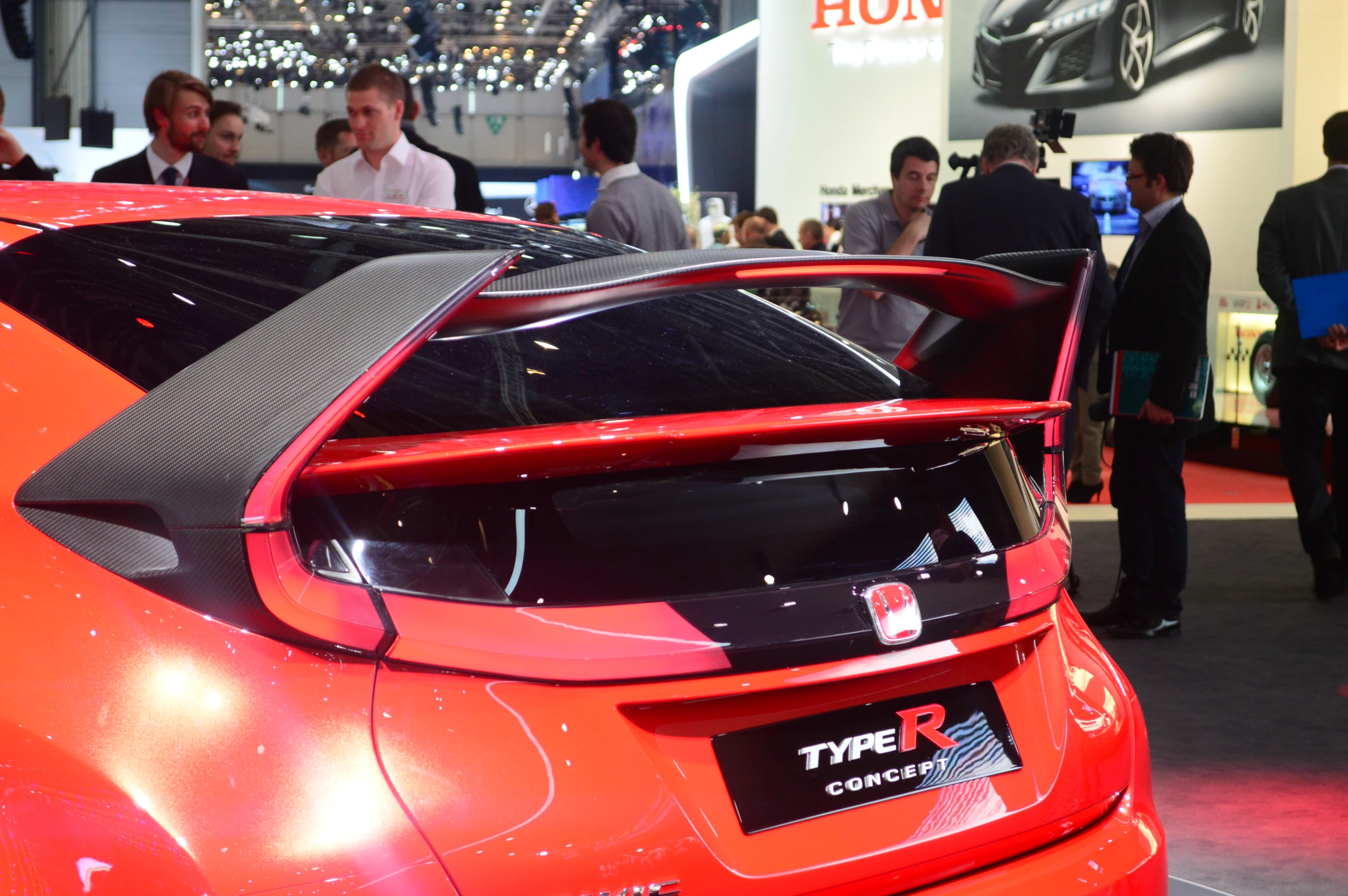 The Honda Civic Type R Concept at the Geneva Motor Show