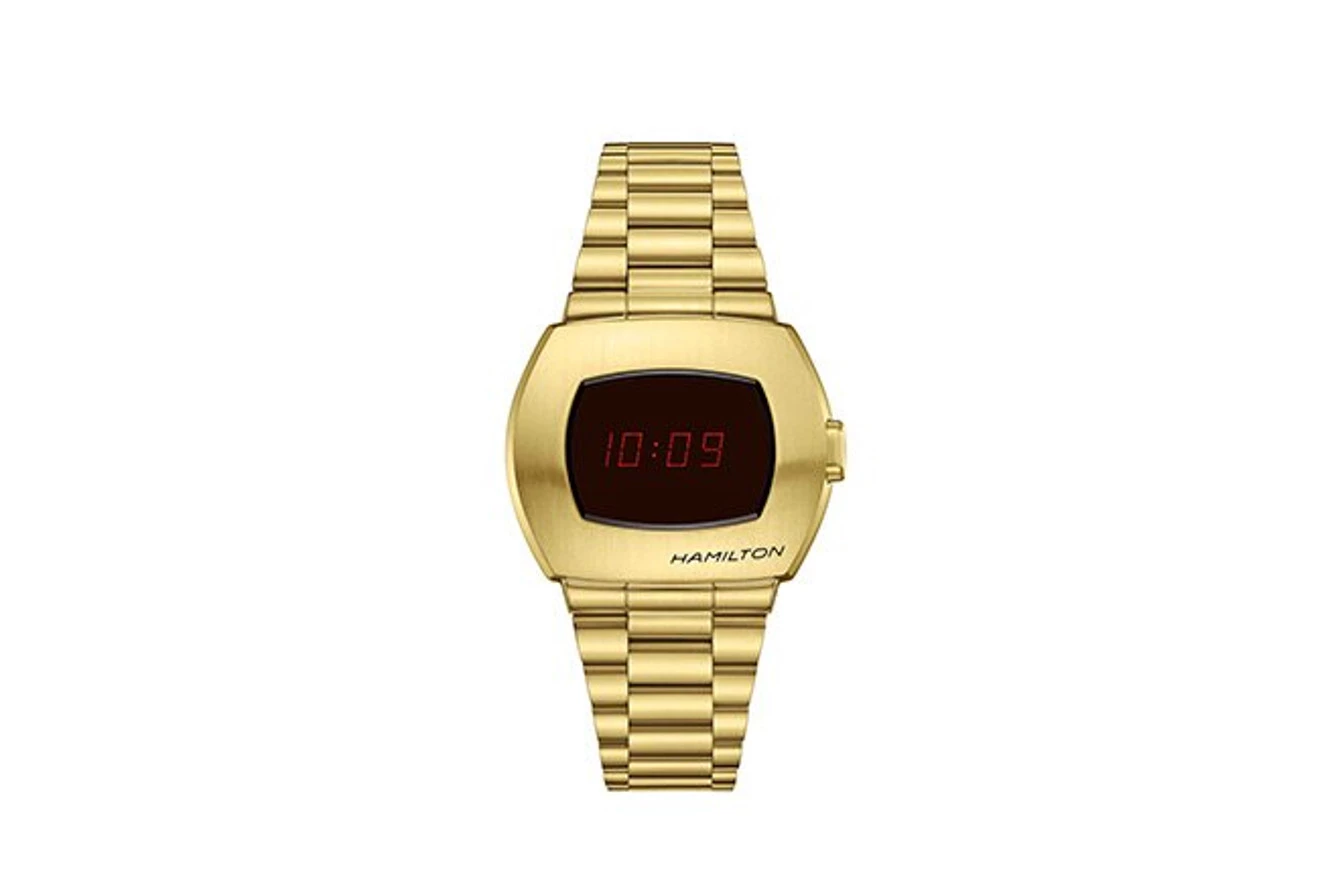 The Hamilton PSR in gold finish