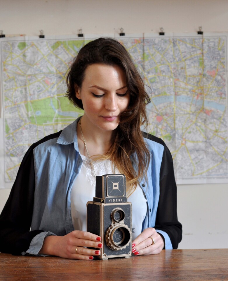 The Videre works without a lens, instead using a simple pinhole to take photographs onto medium format film (Photo: Kelly Angood)