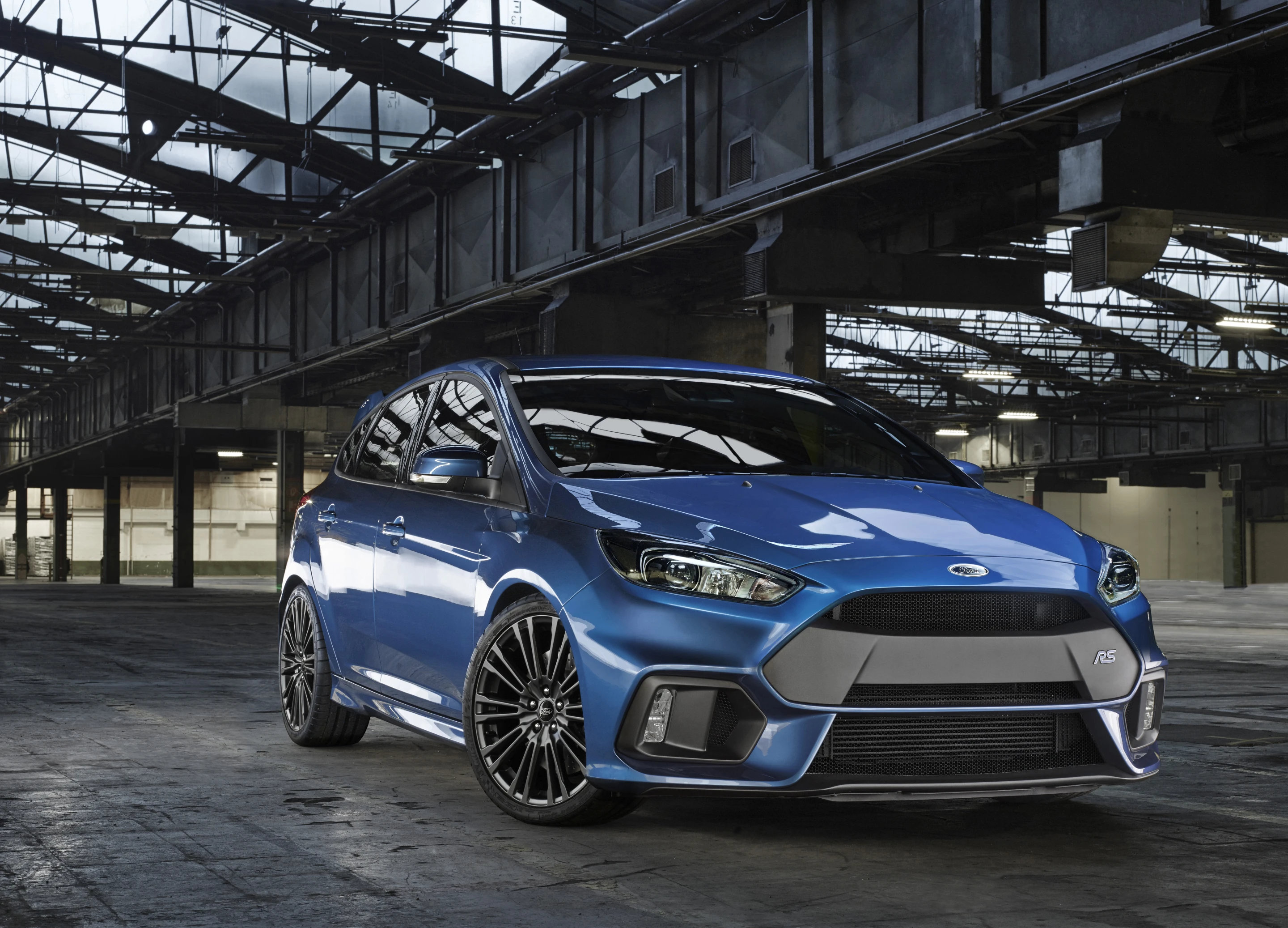 Ford's Focus RS is powered by a 2.3-liter EcoBoost engine
