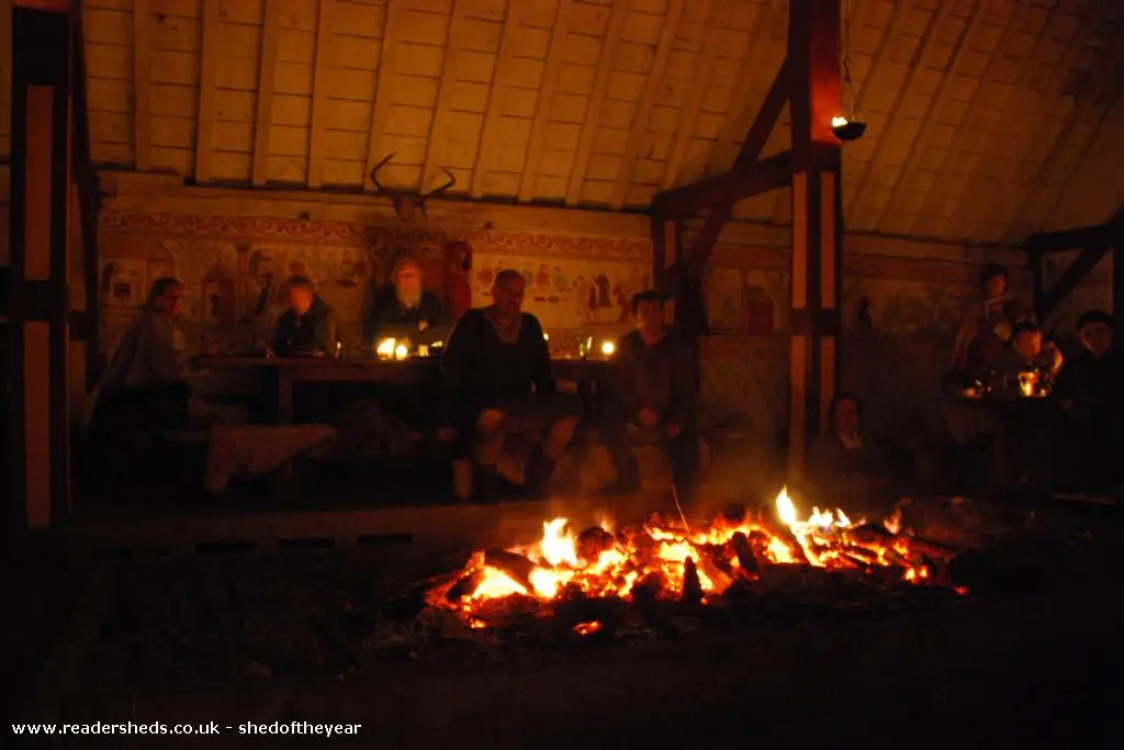 Wychurst is the largest reconstructed early mediaeval building in private hands in Europe