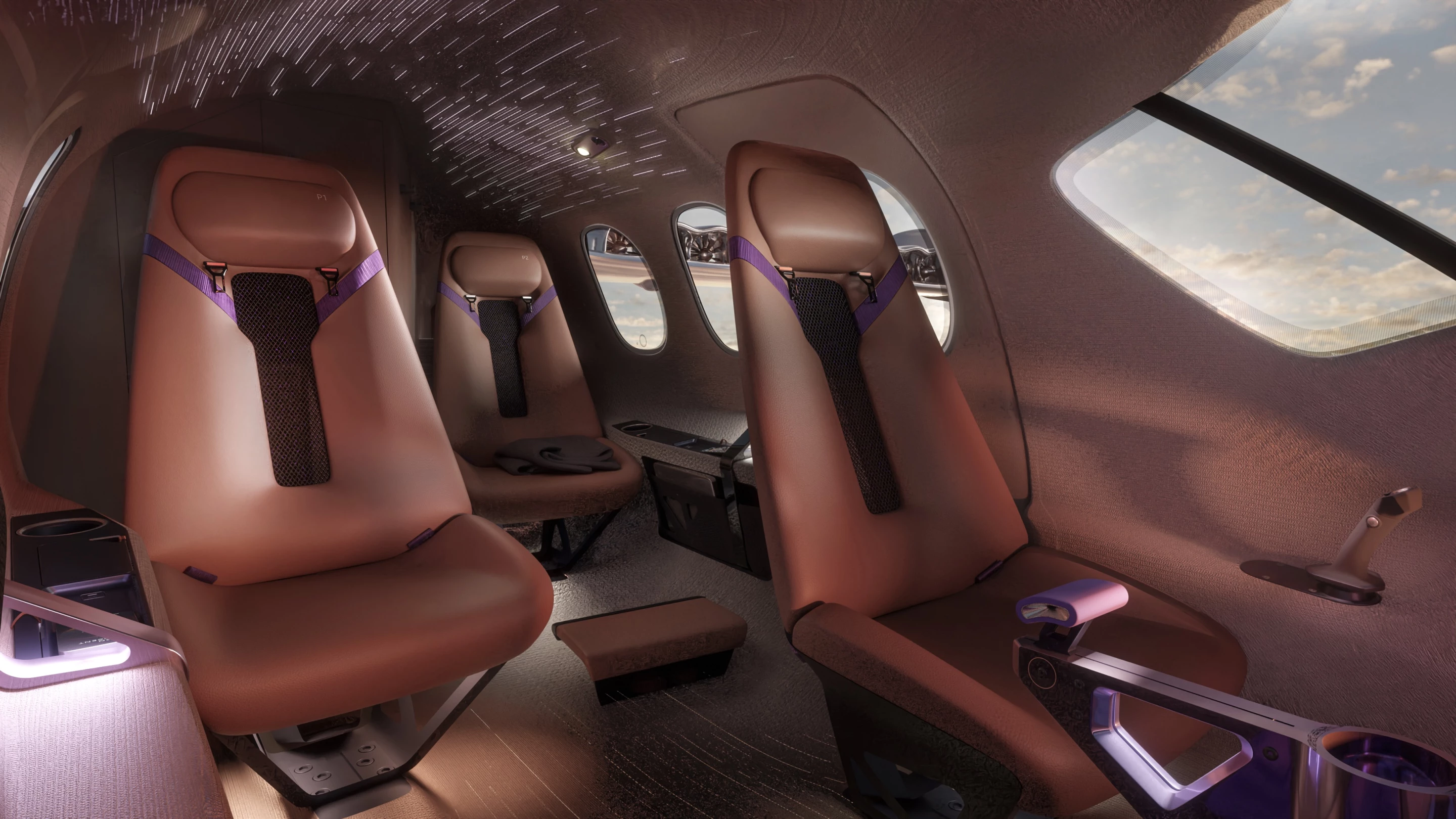 The CEO Jet is designed for three passengers plus a pilot