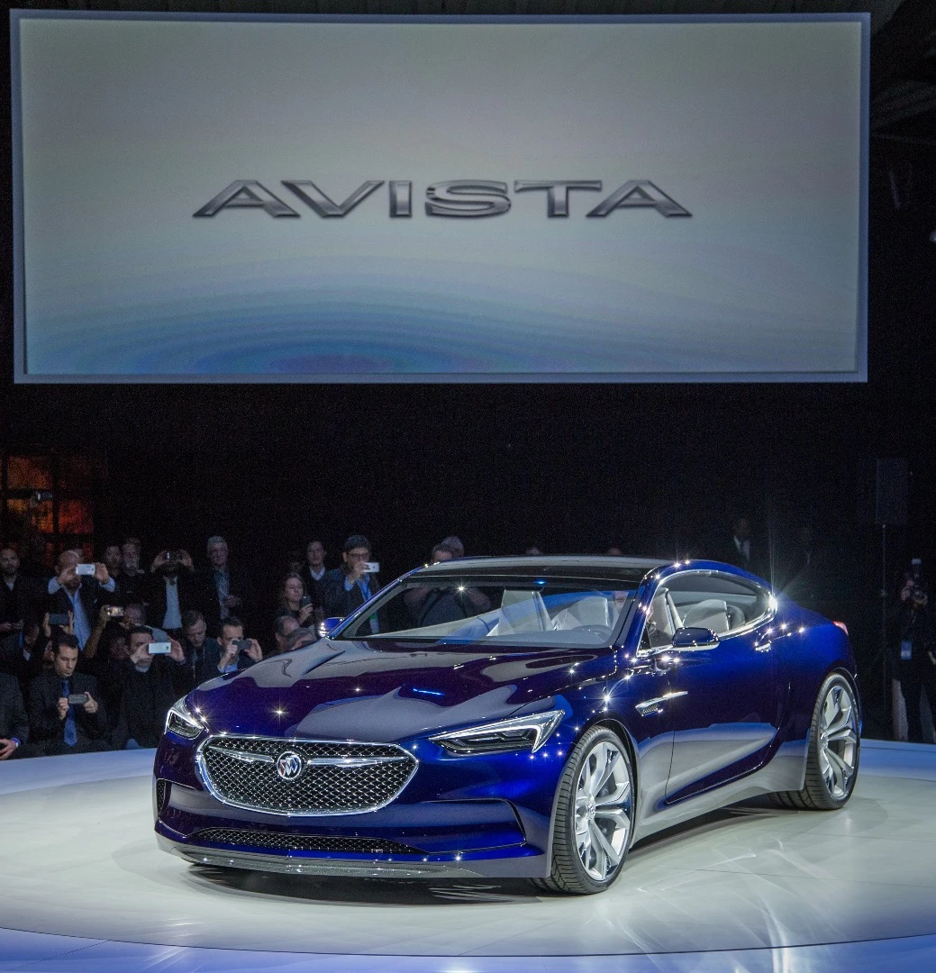 The Buick Avista takes the stage in Detroit