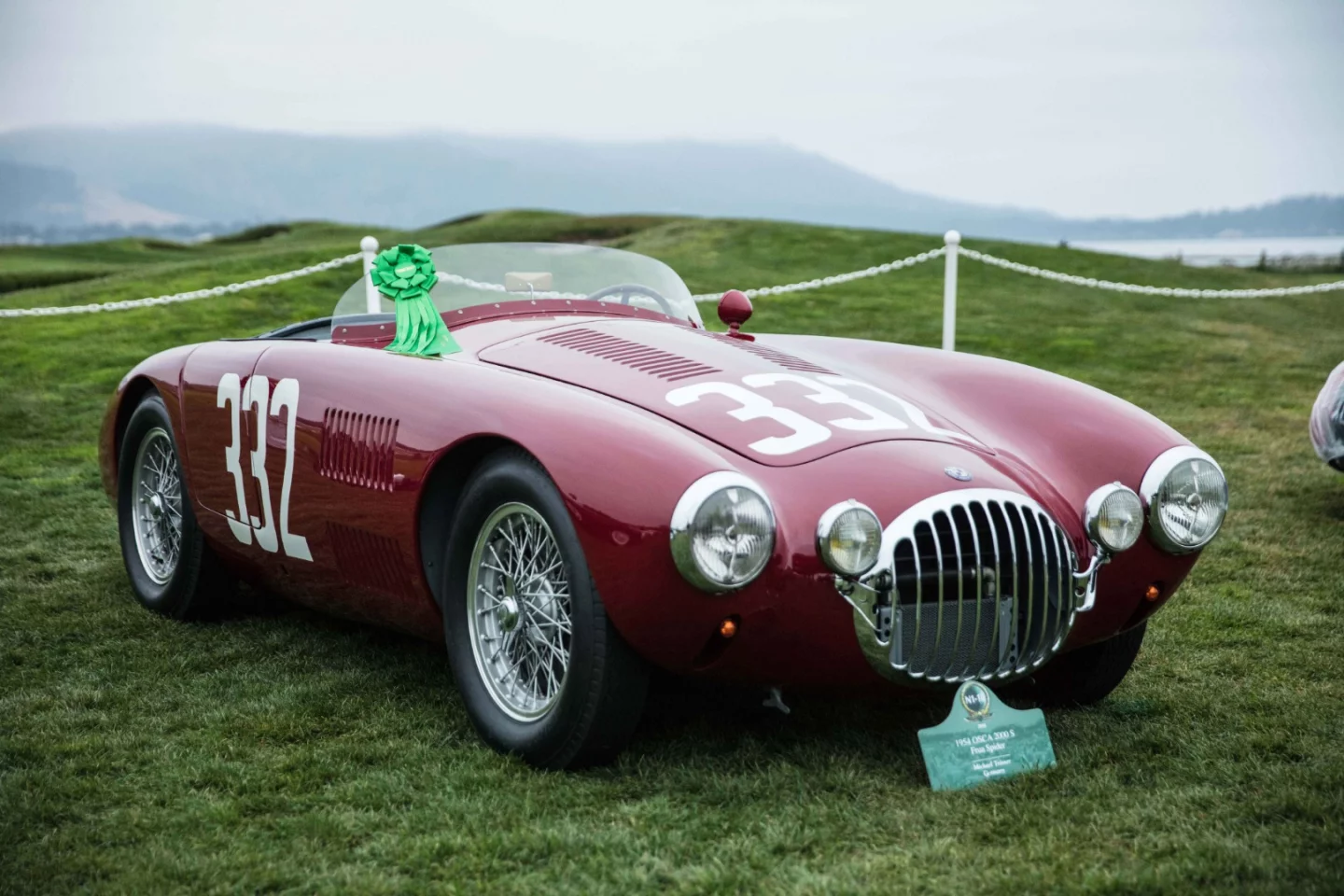 The winner of the Phil Hill Cup and second in Class N1 (OSCA Pre1955) was this 1954 OSCA 2000 S Frua Spider, owned by Michael Trösser, Germany