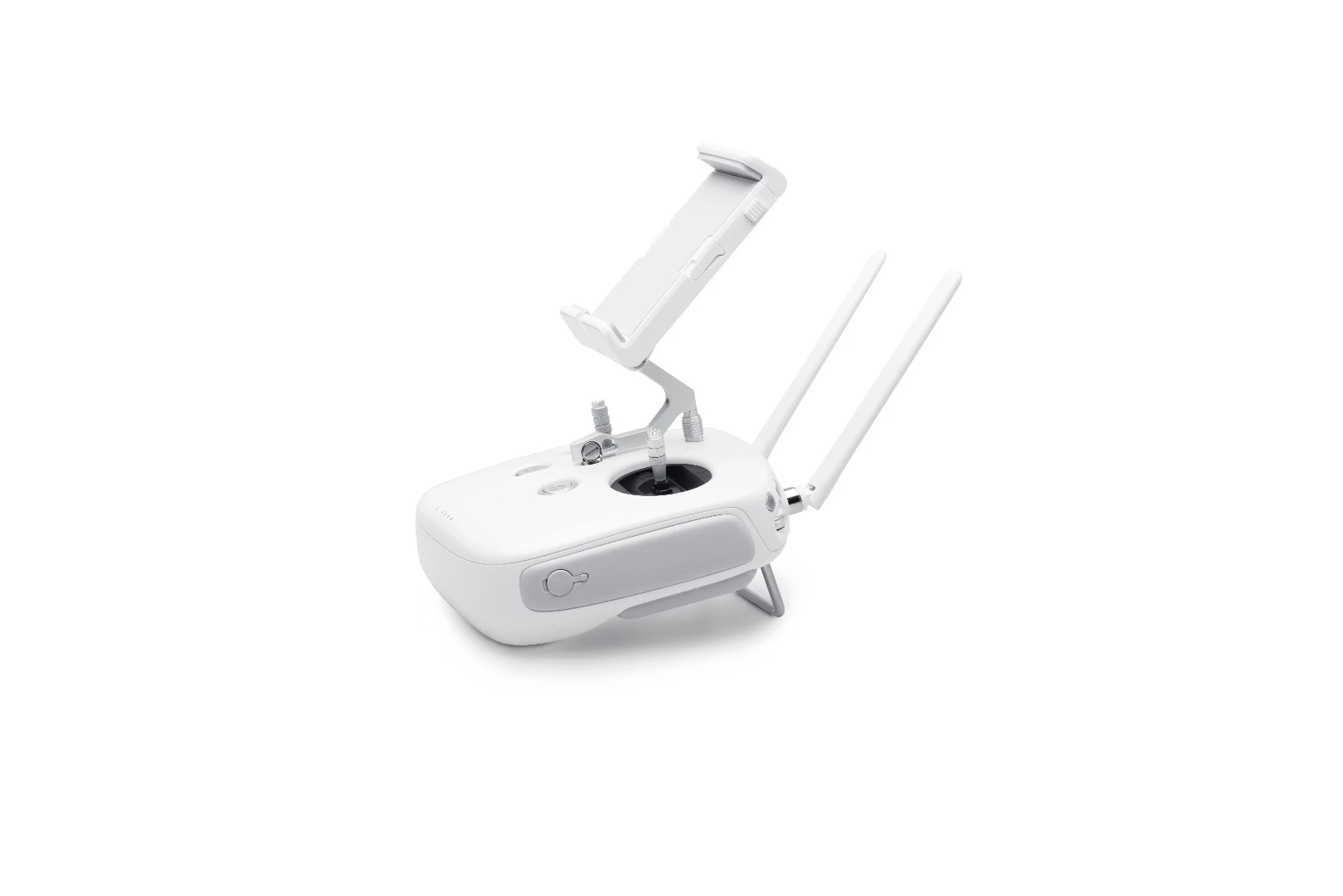 DJI Phantom 4 Pro: controller without touchscreen option allows you to use your own phone or tablet