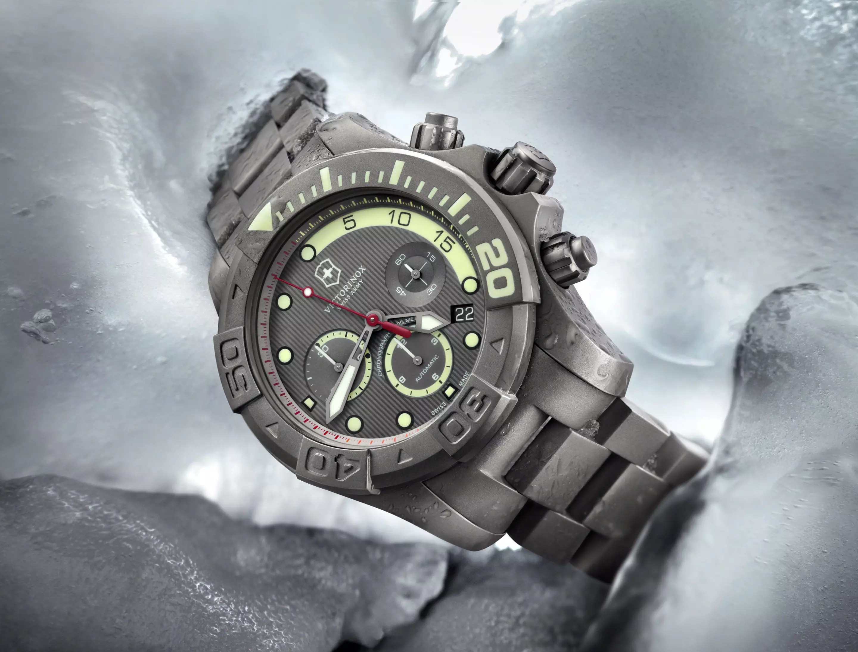 The Dive Master 500 is water resistant to up to 500 meters (1,650 ft)