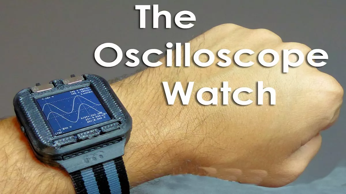 The Gabotronics Oscilloscope Watch is a testlab on your wrist (Photo: Gabotronics)