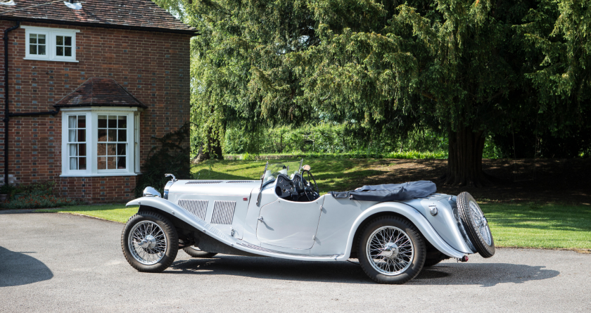 A beautiful car from the great AC marque, with ties to the present day. Read the auction description and you'll see that this 1936 AC 16/70hp four-seat sports tourer is one of just 23 produced with 'Earl of March' coachwork. It sold for £107,900($142,602)