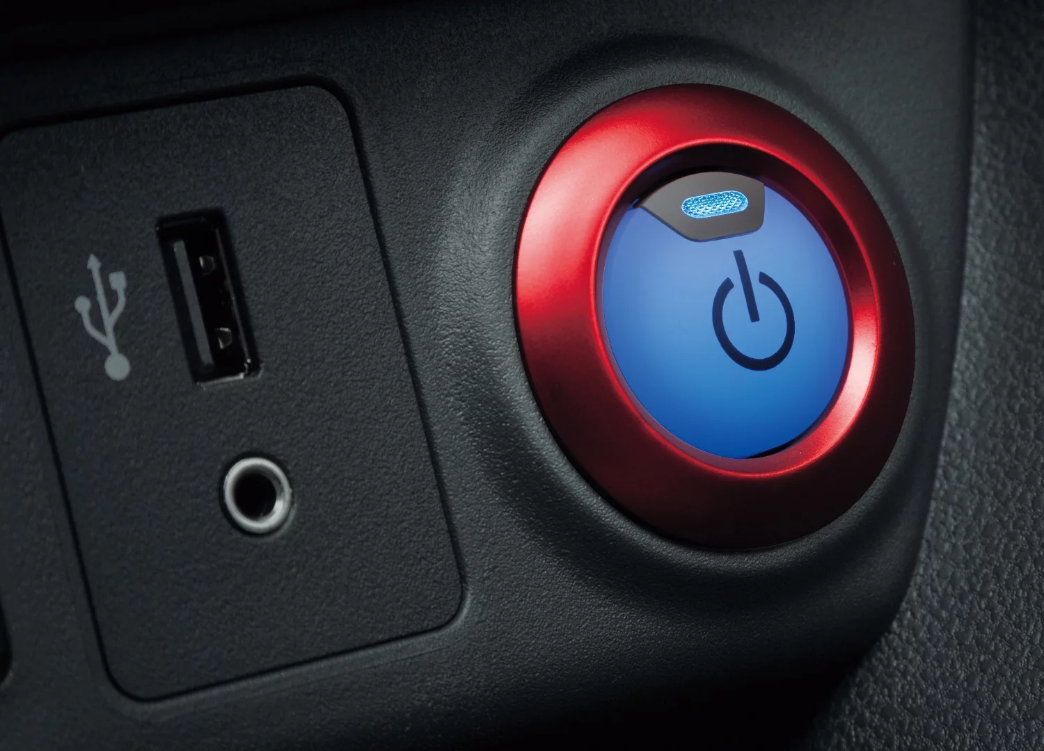 Interior detail on the NIssan Leaf Nismo