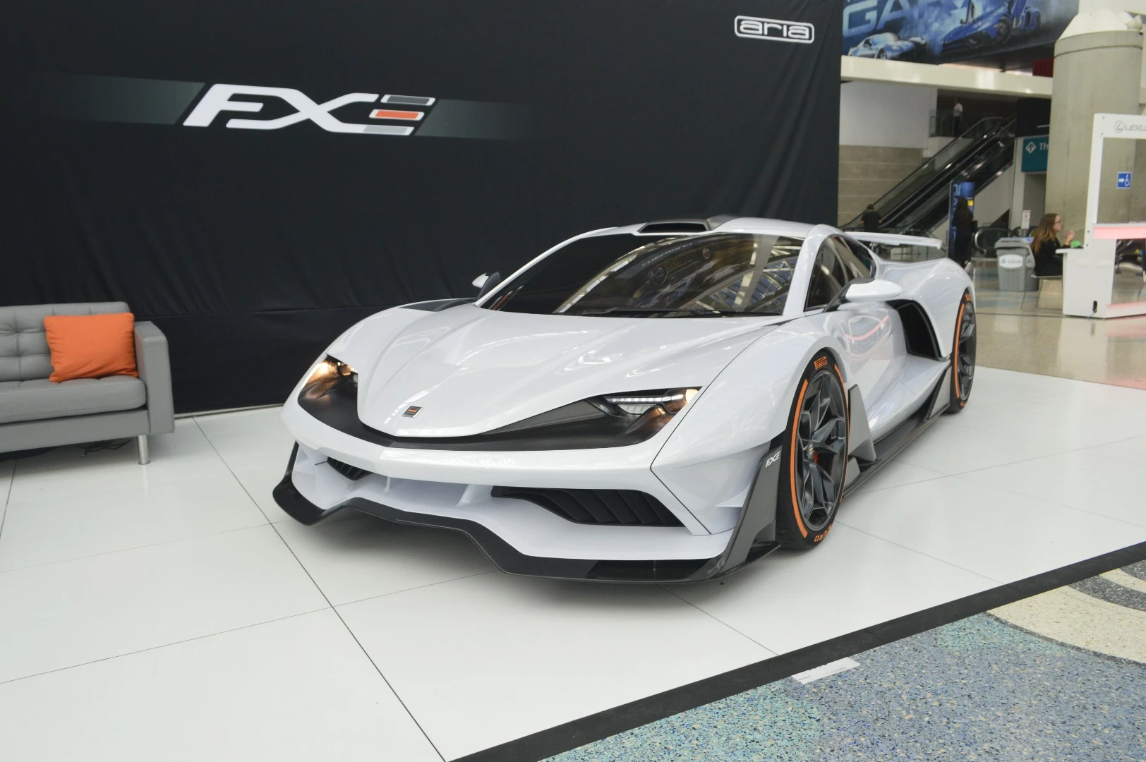 Aria's new FXE hypercar at the 2017 LA Auto Show