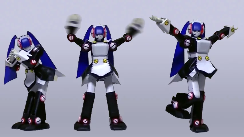 Dr. GIY's Pre-made Me is a 52 cm tall dancing robot maid (Photo: Dr. GIY)