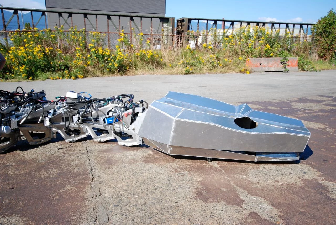 Titanoboa is a robotic life-size replica of a prehistoric snake, created to bring attention to our society's reliance on fossil fuels